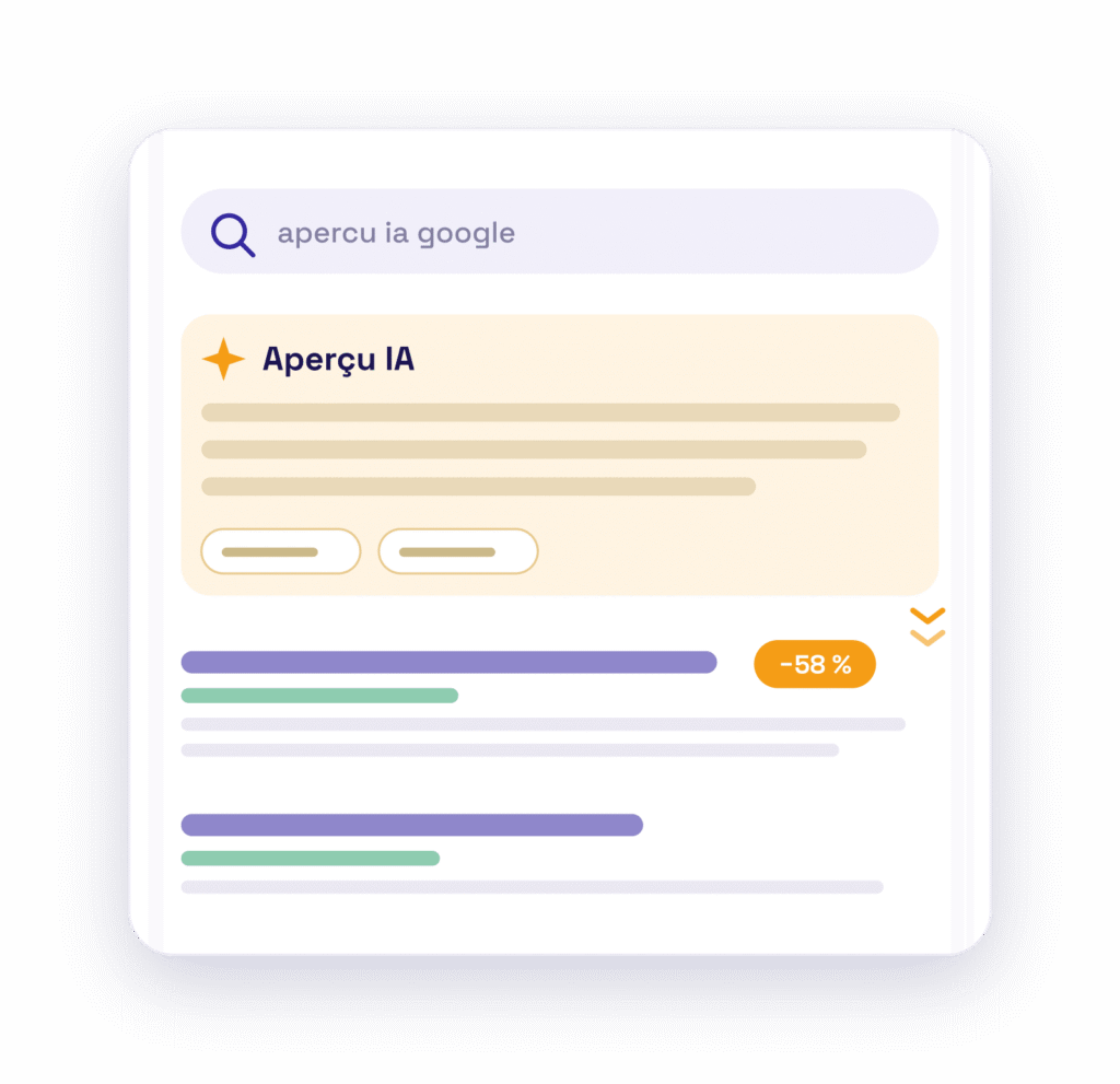 Responsable marketing analysant l'impact des Google AI Overviews en France sur la stratégie SEO de sa marque