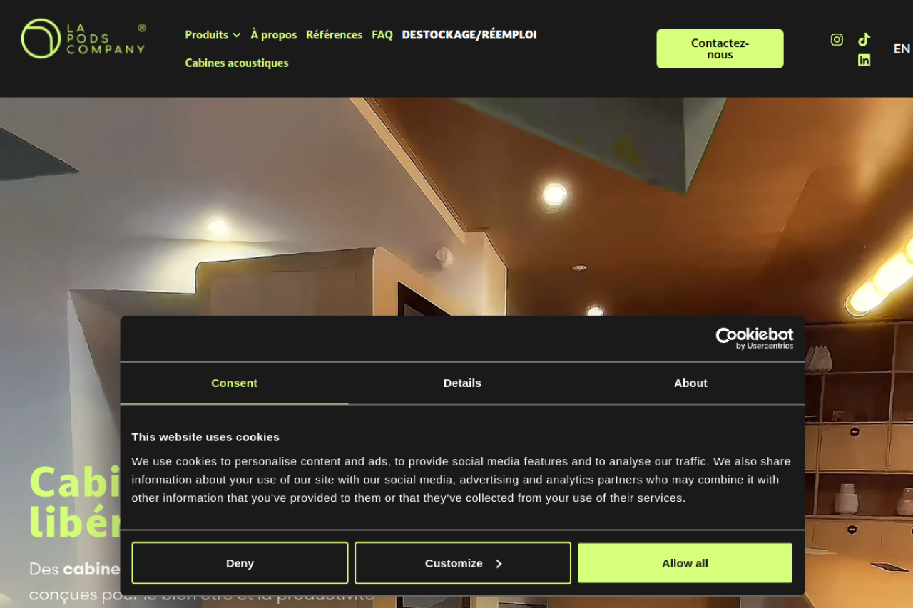la pods company : réalisation snazzy