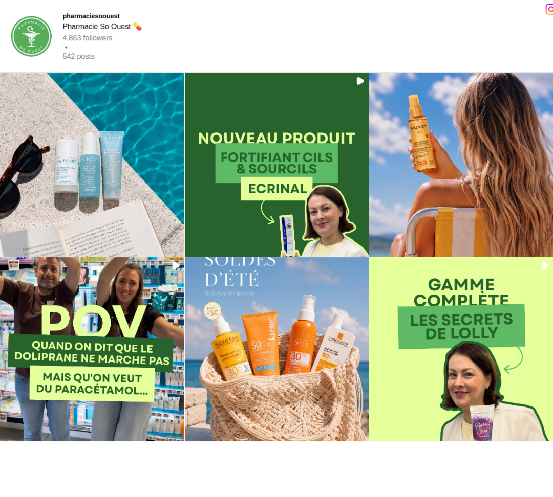 pharmacie so ouest : réalisation snazzy