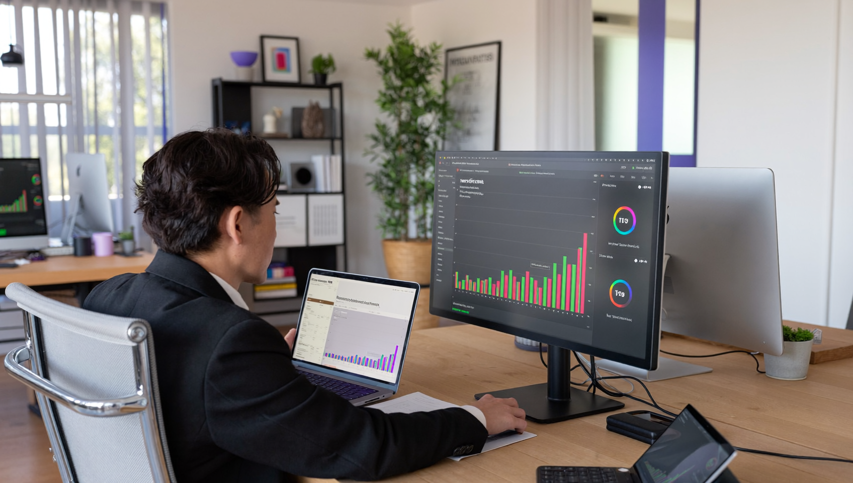 Analyste SEO surveillant les positions pendant la spam update septembre 2026 sur un tableau de bord
