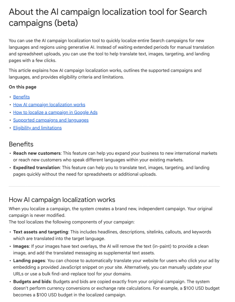 Équipe marketing travaillant sur la localisation campagnes Google Ads pour l'export international